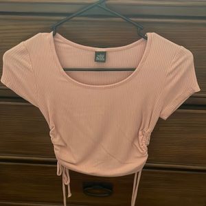 Pink crop top